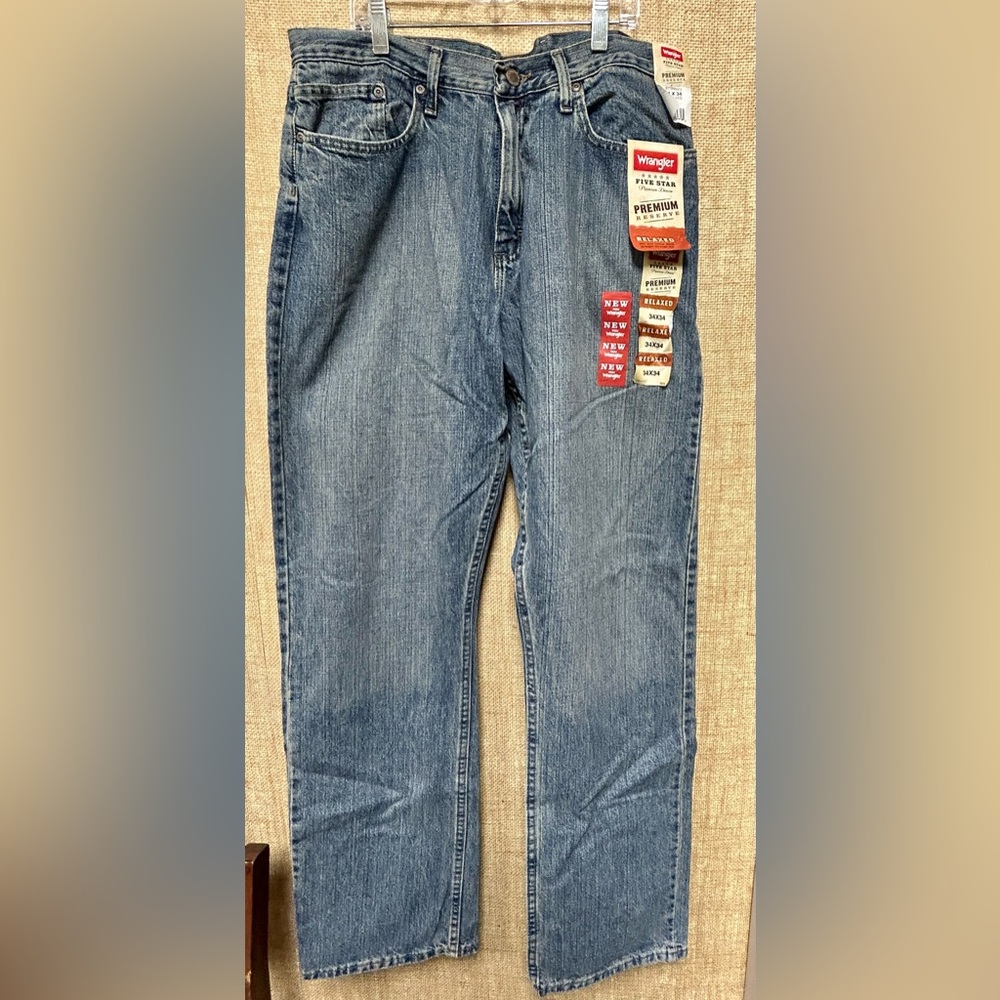 Wrangler Premium Indigo Denim Pants